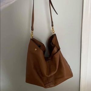 Vince Camuto Niki Tote in Dark Rum.